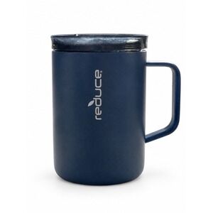 Reduce Hot-1 Insulated Coffee Mug Navy Blue Stainless Steel 14oz Tumbler Lid
